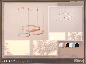 Sims 4 — Xanadu Ceiling light short by Winner9 — Ceiling light short from my dining room Xanadu, you can find it easy in