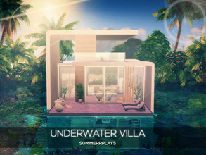 Sims 4 — Underwater Villa by Summerr_Plays — Living in Sulani at its finest. This underwater villa will amaze you with