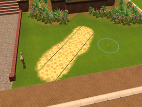 Sims 4 — Animal Crossing Sand by yesimaweirdo — This terrain paint is taken directly from animal crossing city folk. Make