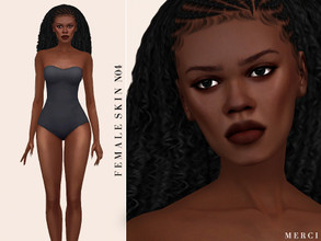 Sims 4 — Female Skin N04 by -Merci- — New skin for female sims. -Skin for female sims and it comes with 22 different