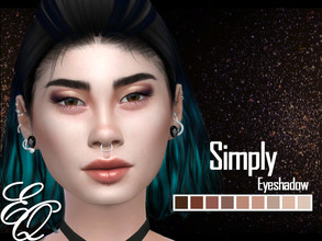 Sims 4 — Simply Eyeshadow by EvilQuinzel — - Eyeshadow category; - Female and male; - Teen + ; - All species ; - 9