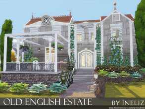 Sims 4 — Old English Estate by Ineliz — The Old English Estate is a perfect house for those that want to live in the
