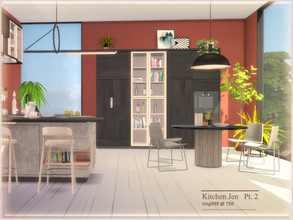 Sims 4 — Kitchen Jen  Part 2 by ung999 — Second part of Kitchen Jen (total has 3 parts), set includes the following 9