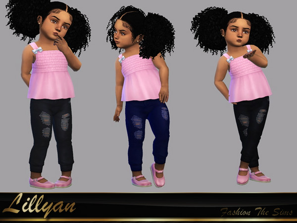 Sims 4 — Baby pants by LYLLYAN — Baby pants in 3 colors. Base game.