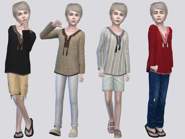 Sims 4 — Montecarlo Shirt Kids by McLayneSims — TSR EXCLUSIVE Standalone item 13 Swatches MESH by Me NO RECOLORING Please