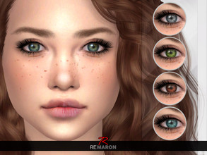 Sims 4 — Realistic Eye N12 - All ages by remaron — -25 Swatches -Custom CAS thumbnail -All age category -Both gender