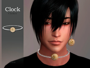 Sims 4 — Clock Choker by Suzue — F. Updated (2021) Check and remove the old Set before to install -New Mesh (Suzue) -8