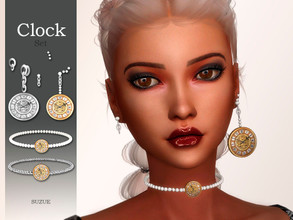 Sims 4 — Clock Set by Suzue — F. Updated (2021) Check and remove the old Set before to install