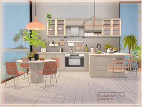 Sims 4 — Kitchen Jen  Part 3 by ung999 — The last part of Kitchen Jen, all are decor objects. Set includes the following