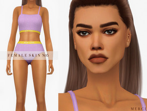 Sims 4 — Female Skin N05 by -Merci- — New skin for female sims. -Skin for female sims and it comes with 12 different