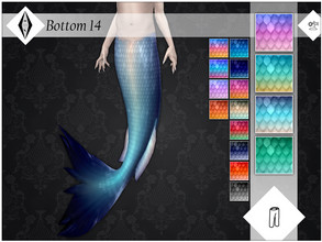 Sims 4 — Bottom 14 - EP07 Needed by AleNikSimmer — Recolor of one of Island Living mermaid tails in my palette, the
