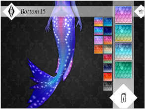 Sims 4 — Bottom 15 - EP07 Needed by AleNikSimmer — Recolor of one of Island Living glowing mermaid tails in my palette,