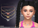 Sims 4 — Elephant Necklace For Kids  by feyona — I decided to make a matching necklace to the elephant earrings that I