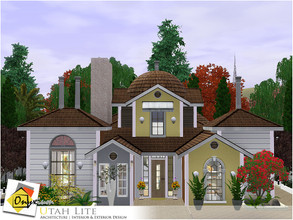 Sims 3 — Utah Lite by Onyxium — On the first floor: Living Room | Dining Room | Kitchen | Bathroom | Young Bedroom |