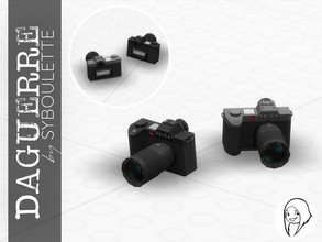 Sims 4 — Daguerre - Reica Camera by Syboubou — Many photographers swear by the Reica lens, claiming that its superior