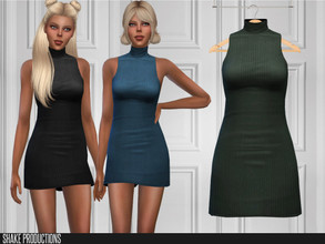 Sims 4 — ShakeProductions 459 - Dress by ShakeProductions — Full Body/Short Dresses New Mesh All LODs Handpainted 20