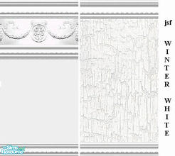 Sims 2 — jsf Designs Winter Whites by jsf — From jsf Designs Winter Whites in heavy textures, one ornamental, the other
