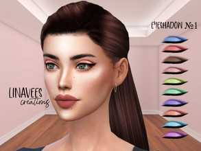 Sims 4 — Eyeshadow Vol.1 by linavees — Created for Sims 4 10 swatches Custom thumbnail Base game compatible Happy