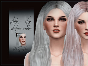 Sims 4 — Anto- Vega Hair Recolor MESH NEEDED by Reevaly — Mesh by Anto. https://www.thesimsresource.com/downloads/1495802