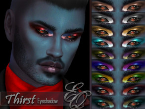 Sims 4 — Thirst Eyeshadow by EvilQuinzel — - Eyeshadow category; - Female and male; - Teen + ; - All species ; - 10