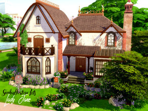 Sims 4 — Lady Jane by GenkaiHaretsu — Hello, I present to you today a classic Victorian house without unnecessary