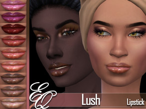 Sims 4 — Lush Lipstick by EvilQuinzel — - Lipstick category; - Female and male; - Teen + ; - All species ; - 11 colors; -