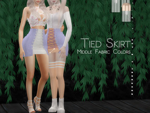 Sims 4 — Tied Skirt Middle Fabric Colors by Dissia — Middle Fabric Colors made for Tied Skirt ! Works only with Tied