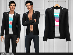 Sims 4 — ShakeProductions 464 - Jacket (Male) by ShakeProductions — Tops/Jackets New Mesh All LODs Handpainted 9 Colors