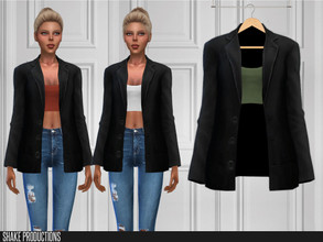 Sims 4 — ShakeProductions 465 - Top by ShakeProductions — Tops/Blouses All LODs Handpainted 19 Colors