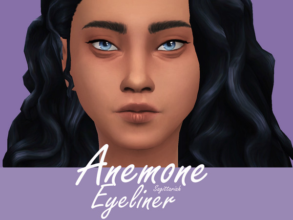 Sims 4 — Anemone Eyeliner by Sagittariah — base game compatible 1 swatch properly tagged enabled for all occults disabled