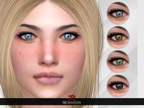 Sims 4 — Realistic Eye N13 - All ages by remaron — -20 Swatches -Custom CAS thumbnail -All age category -Both gender