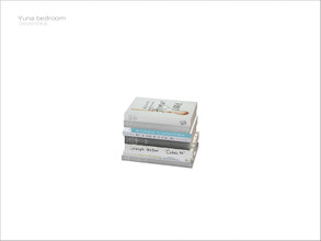 Sims 4 — [Yuna bedroom] - books v05 by Severinka_ — Books v05 From the set 'Yuna bedroom' Build / Buy category: Decor /