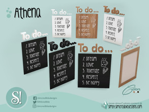 Sims 4 — Athena wall Bookcase - in English by SIMcredible! — by SIMcredibledesigns.com available at TSR 3 colors in +