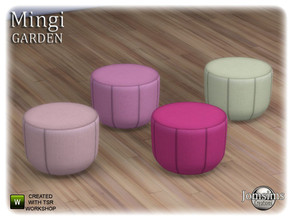 Sims 4 — Mingi garden puff more small by jomsims — Mingi garden puff more small