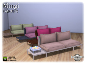 Sims 4 — Mingi garden sofa by jomsims — Mingi garden sofa