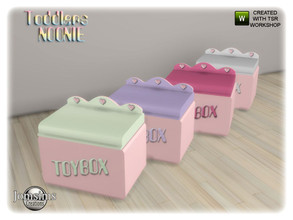 Sims 4 — Noonie toddlers bedroom toybox by jomsims — Noonie toddlers bedroom toybox