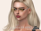 Sims 4 — S-Club ts4 WM Glasses 201901 by S-Club — Glasses, 5 swatches, hope you like, thank you.