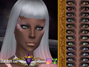 Sims 4 — Stardom Eyes by EvilQuinzel — - Facepaint category; - Female and male; - Toddler + ; - All species ; - 12
