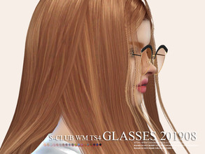Sims 4 — S-Club ts4 WM Glasses 201908 by S-Club — Glasses, 9 swatches, hope you like, thank you.
