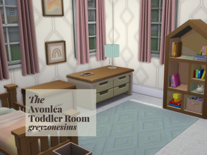 Sims 4 — Avonlea Toddler Collection by greyzonesims — The Avonlea Toddler Collection is a set of nine furniture pieces