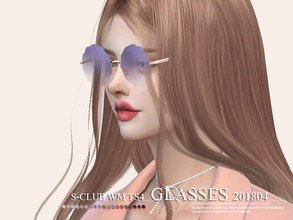 Sims 4 — S-Club ts4 WM Glasses F 201804 by S-Club — Glasses, for female. 3 swatches, hope you like, thank you.
