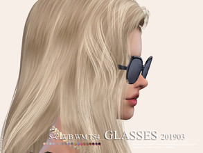 Sims 4 — S-Club ts4 WM Glasses 201903 by S-Club — Glasses, 10 swatches, hope you like, thank you.