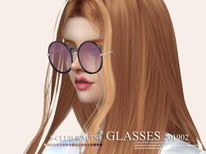 Sims 4 — S-Club ts4 WM Glasses 201902 by S-Club — Glasses, 10 swatches, hope you like, thank you.