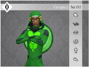 Sims 4 — Carapace - Set011 by AleNikSimmer — THIS IS THE FULL SET. -TOU-: DON'T reupload my items as yours. DON'T