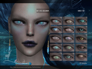 Sims 4 — DSF EYES OCCEANUM by DanSimsFantasy — Eyes for fantasy characters, can be added to your sims whenever you want
