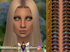 Sims 4 — Innocence Eyes by EvilQuinzel — - Facepaint category; - Female and male; - Toddler + ; - All species; - 16
