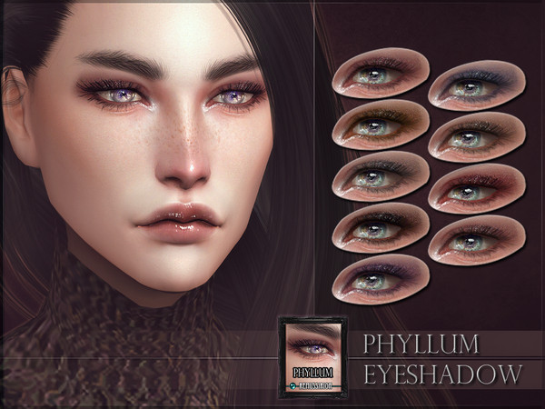 Sims 4 — Phyllum Eyeshadow by RemusSirion — Since TSR removed me from their Artist program on 30th of August 2024, this