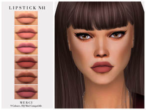 Sims 4 — Lipstick N41 by -Merci- — Lipstick for both gender, teen-elder. Have Fun!