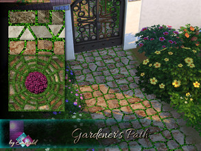 Sims 4 — Gardener's Path by Emerald — These affordable walkway curves and straight lines can create an eye-catching