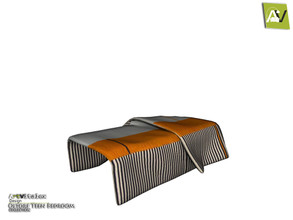 Sims 4 — Oltorf Bed Blanket by ArtVitalex — - Oltorf Bed Blanket - ArtVitalex@TSR, Jul 2020
